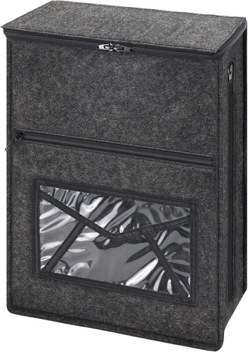 Letter box catcher grey felt - box,