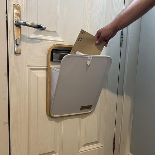 White mail catcher - catcher, for