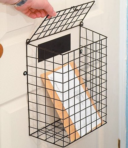 Letterbox cage door mounted - cage,