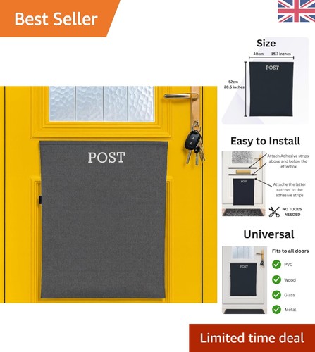 Indoor mail catcher - catcher, grey