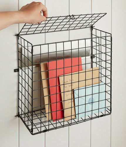 Letter cage black - letter, metal
